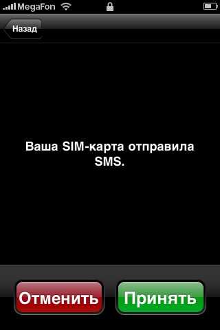 Что означает сообщение от SIM-карты на iPhone?