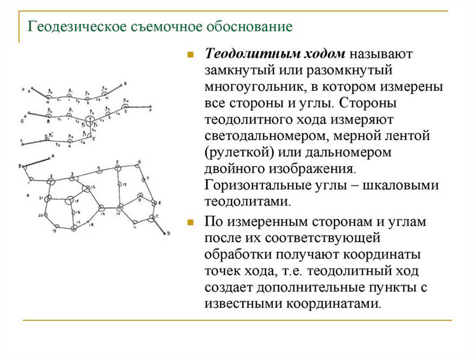 Что такое съемочное обоснование в геодезии