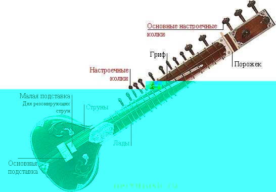 Уникальные особенности ситары