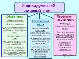 Специальная часть индивидуального лицевого счета пенсионного фонда: возможности использования