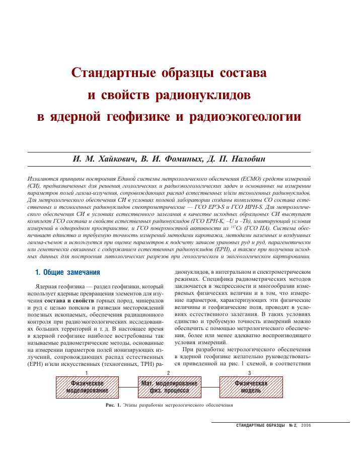 Что такое стандартный образец в метрологии