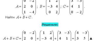 Что такое сумма матриц - понятие и примеры