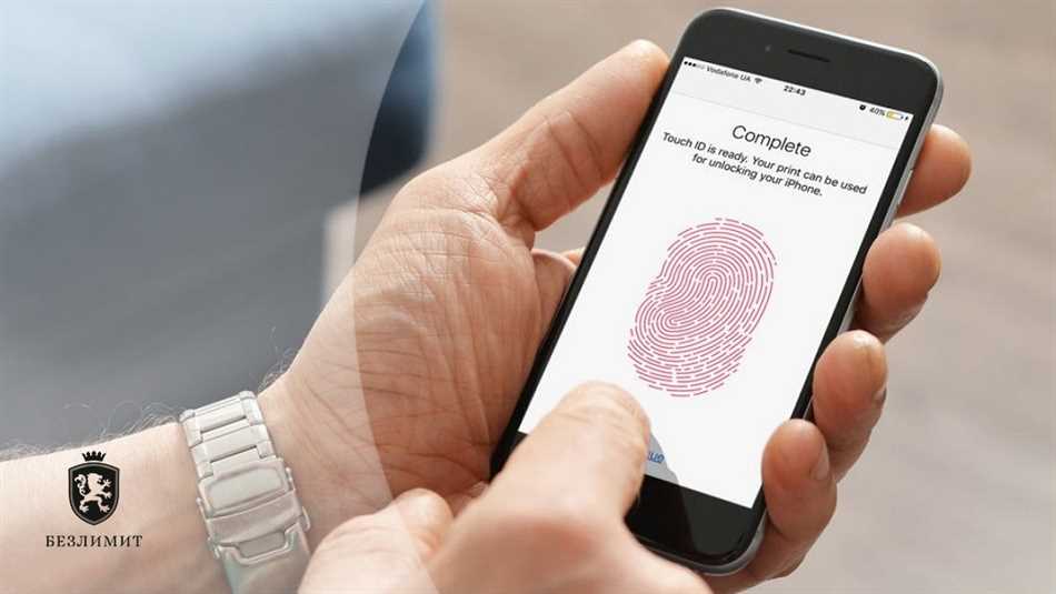 Превью Touch ID на iPhone