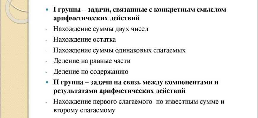 Что такое задача в математике: понятие, виды и решение