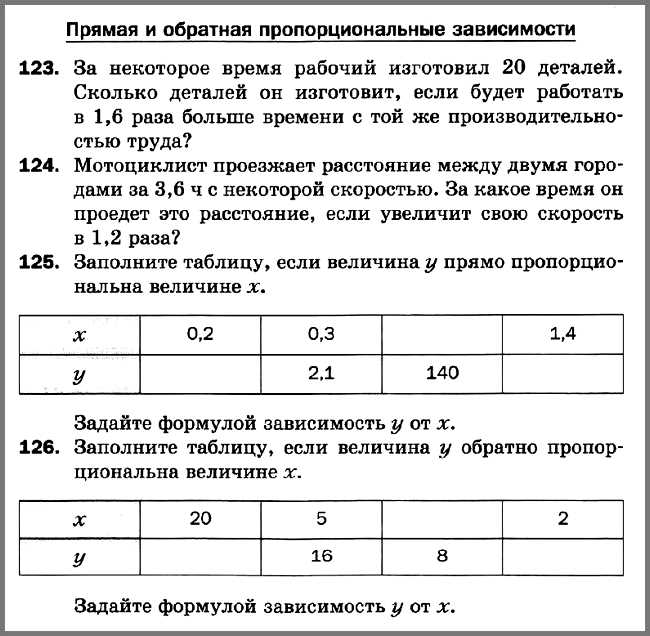 Что такое зависимость в математике 6 класс