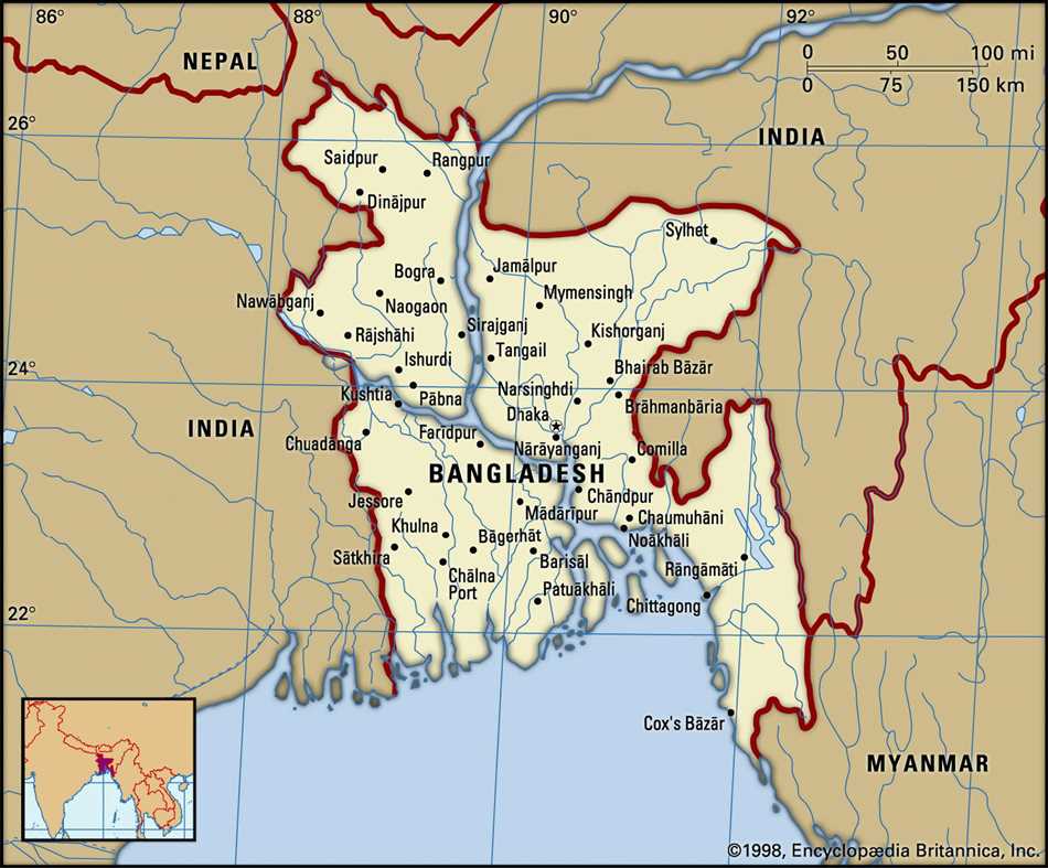 Географическое положение Бангладеш: красота и разнообразие