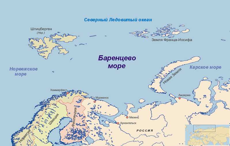 Где расположено белое море