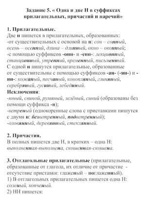 Разбор заданий ЦТ по русскому: одно “Н” или два “Н”?