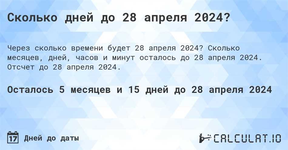 Значение 28 апреля