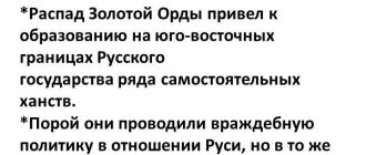 Распад Золотой Орды: причины и последствия