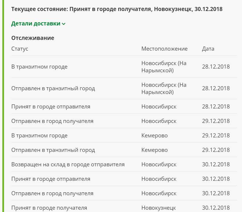 Сдэк в транзитном городе получателя что значит