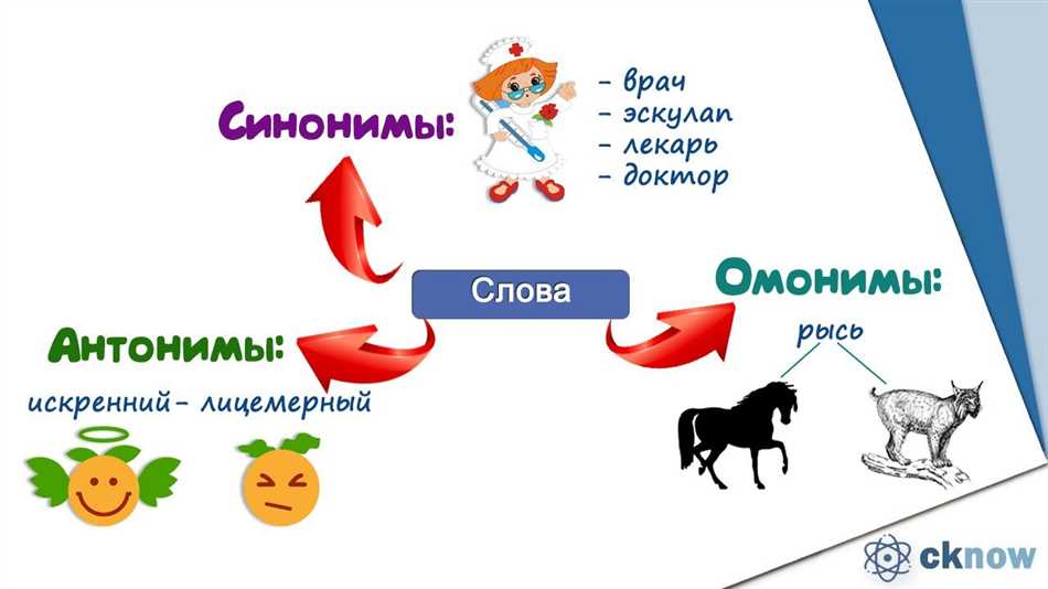 Преимущества использования синонимов в учебном процессе