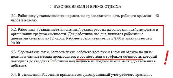 Скользящий график работы по трудовому кодексу: понятие иприменение